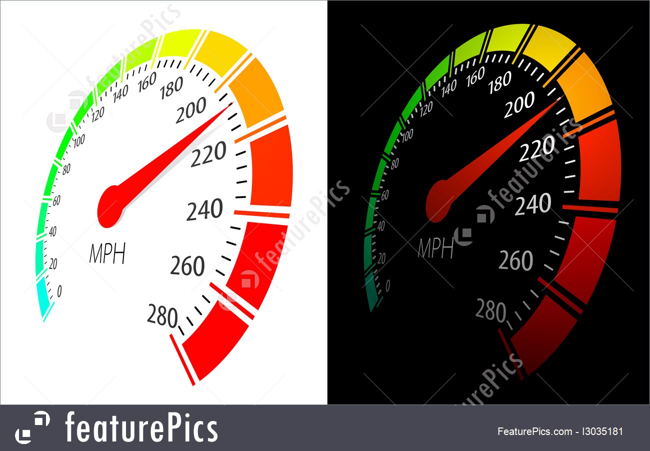 1300x902 Tools And Supplies Vector Speedometer In Perspective View