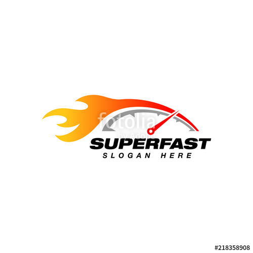 500x500 Speedometer Logo Design Template Speedometer Vector Icon