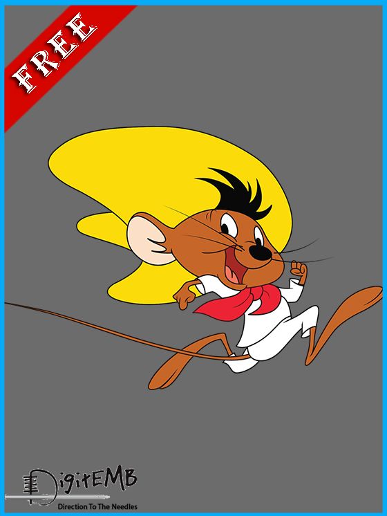 560x746 Mexican Speedy Gonzales Free Vector Design Is Still Available