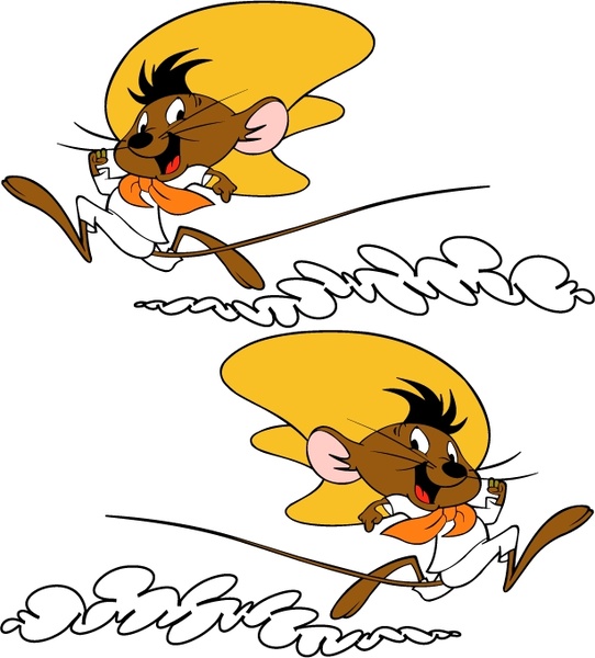 542x600 Speedy Gonzales Free Vector In Encapsulated Postscript
