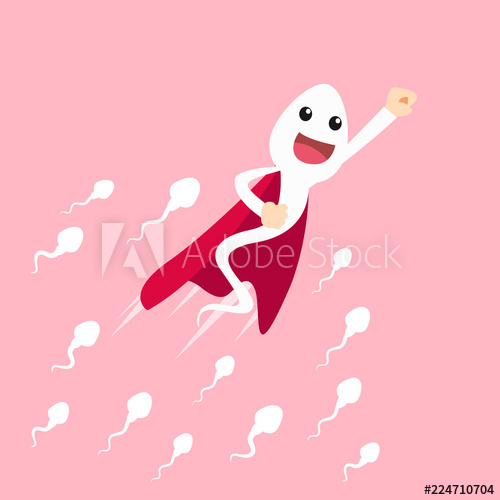 Sperm Vector Illustration 500x500 Sperm Vector Illustration