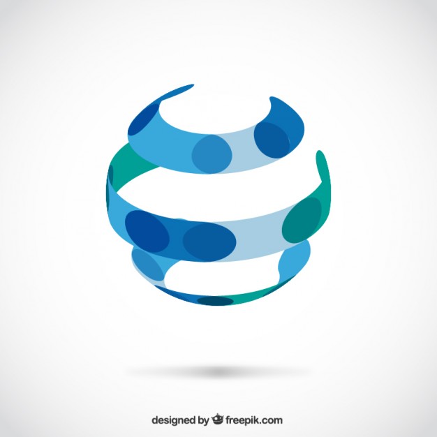 626x626 Abstract Sphere Logo Vector Free Download