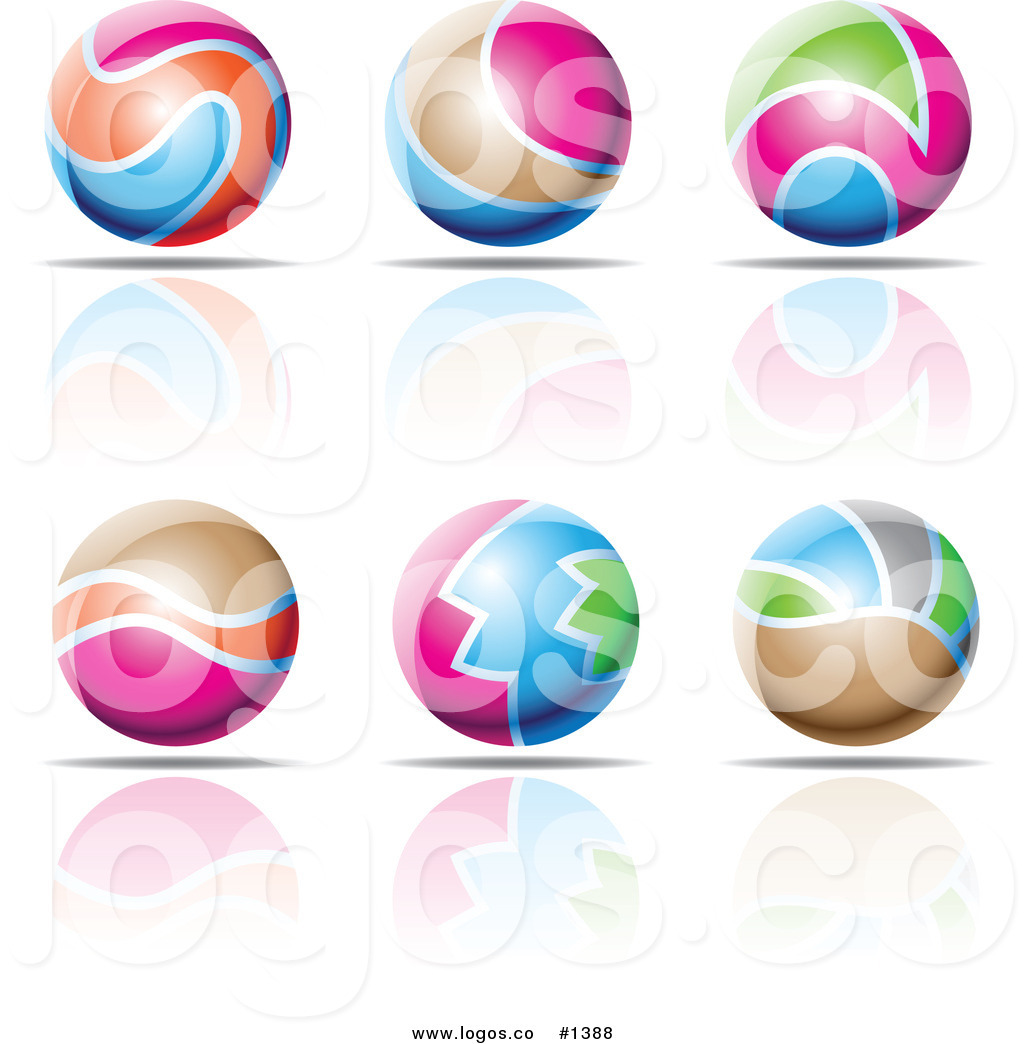 1024x1044 Royalty Free Vector Colorful Abstract Sphere Logos
