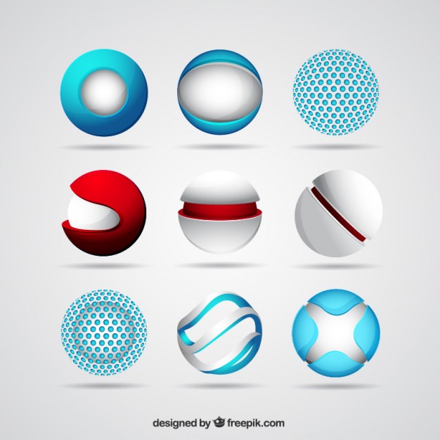 626x626 Sphere Logos Vector Free Download