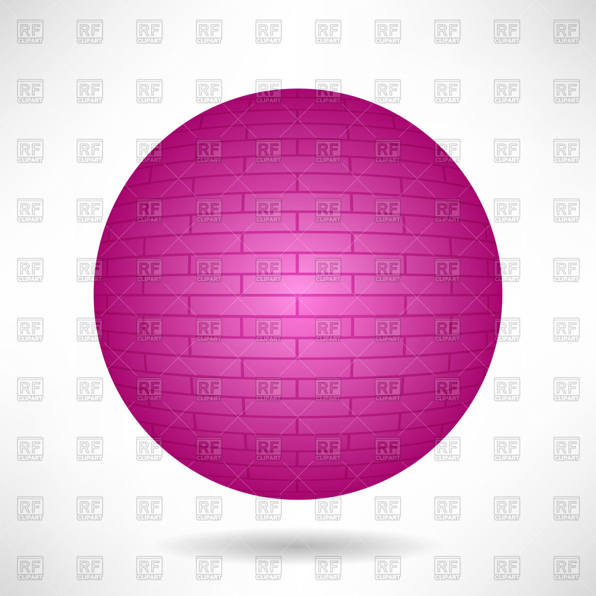 1200x1200 Pink Brick Sphere Vector Image Of Design Elements