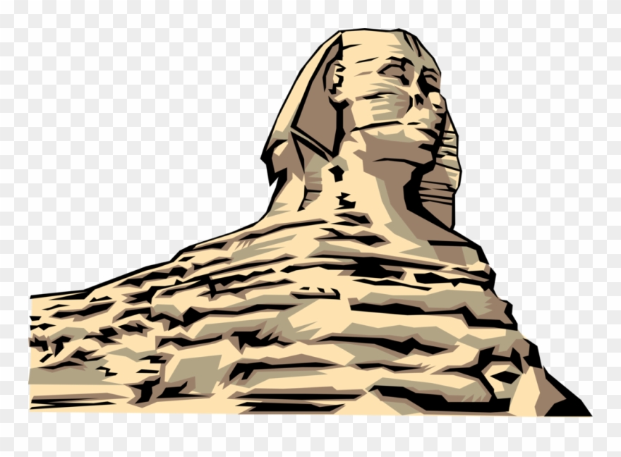 880x648 Vector Illustration Of Great Sphinx Of Giza Mythical
