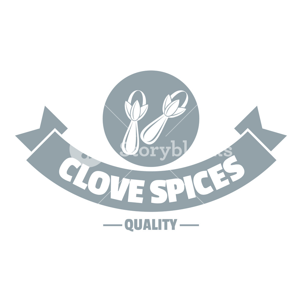 1000x1000 Clove Spice Logo Simple Illustration Of Clove Spice Vector Logo
