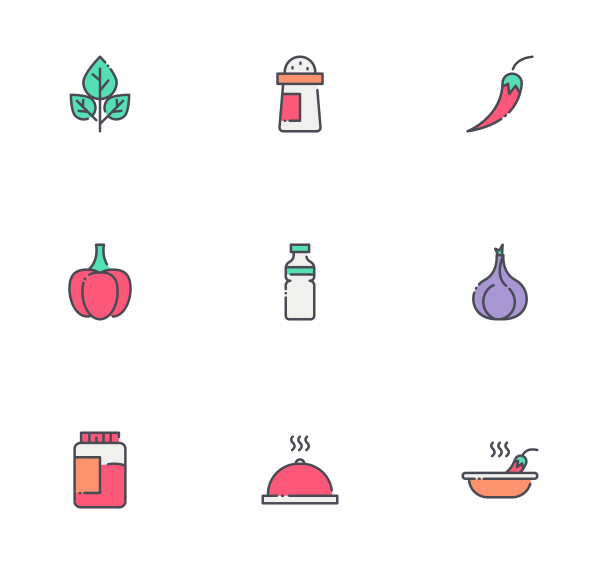 600x564 Spices Icons