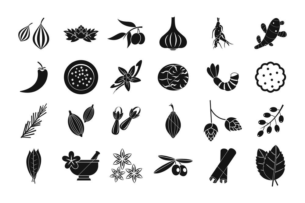 Spices Icon Set Simple Set Of Spices Vector Icons For Web Design 1000x667 Spices Icon Set Simple Set Of Spices Vector Icons For Web Design