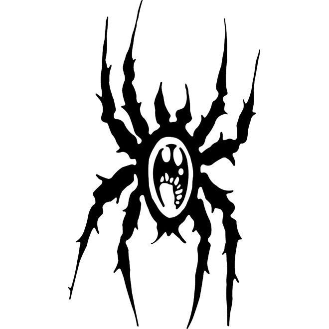 660x660 Black Spider Vector Clip Art