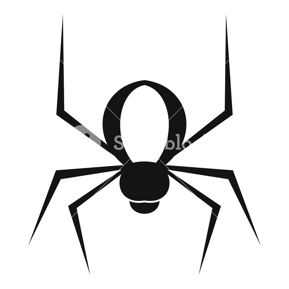 1000x1000 Spider Icon Simple Illustration Of Spider Vector Icon For Web