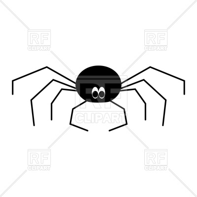 400x400 Cute Cartoon Spider Vector Image Of Plants And Animals