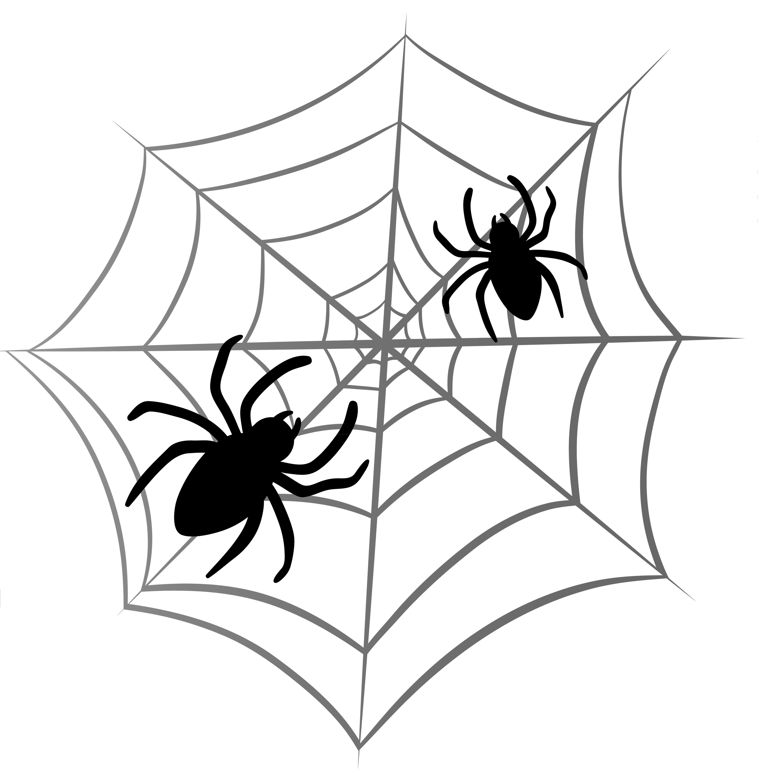 Halloween Clipart Spider Web Corner 2500x2535 Halloween Clipart Spider Web Corner