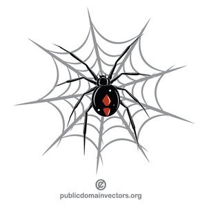 Free Spider Web Vector Clip Art 300x300 Free Spider Web Vector Clip Art