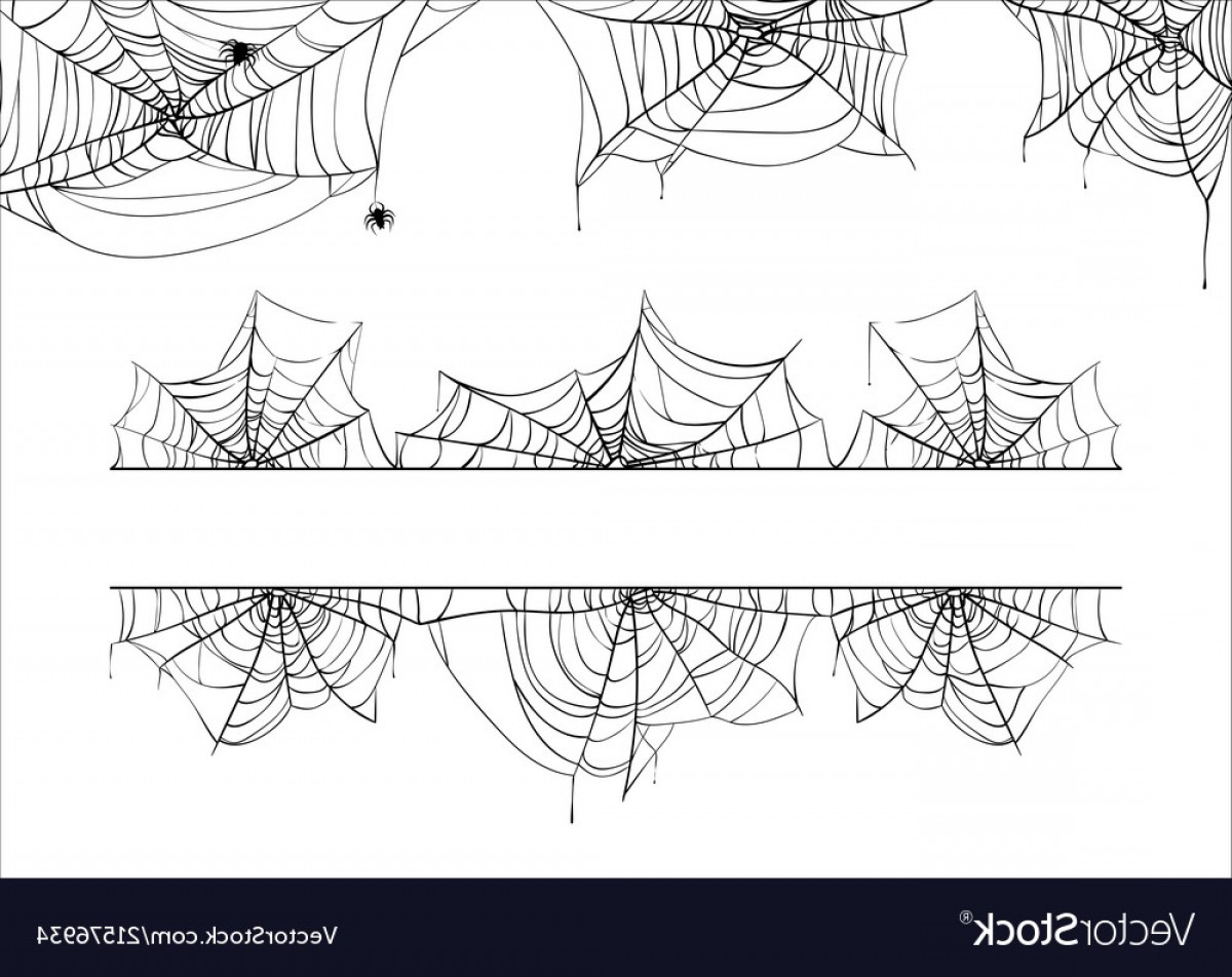 1200x952 Halloween Spiderweb Border Cobweb Corner Vector Cqrecords