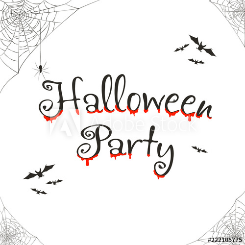 500x500 Happy Halloween Decoration Hanging Corner Spider Web Banner Text