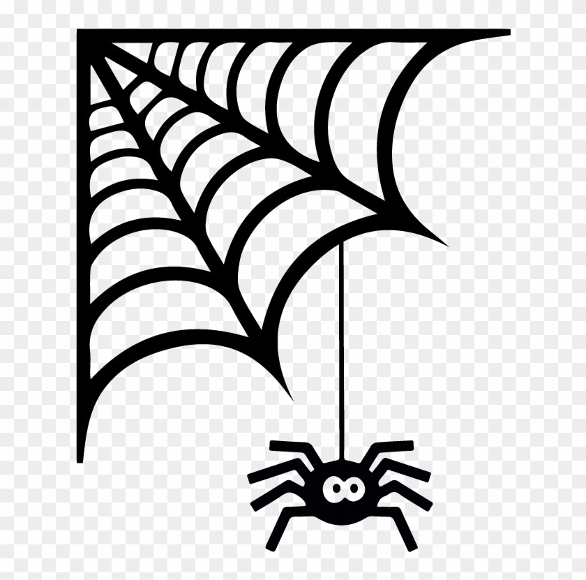 840x831 Corner Spider Web Vector, Hd Png Download