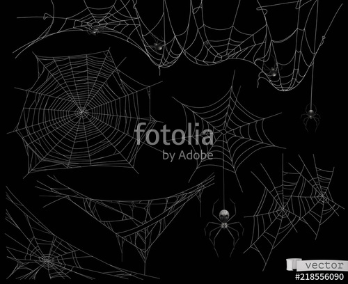 Spider Web, Vector Set Of Elements Stock Image And Royalty Free 500x408 Spider Web, Vector Set Of Elements Stock Image And Royalty Free
