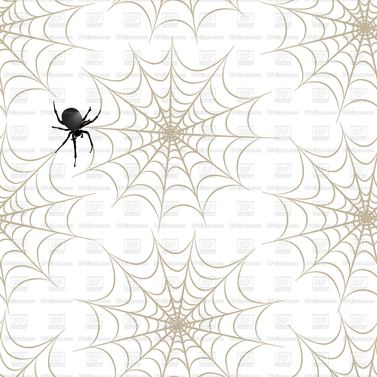 Halloween Seamless Pattern With Spider Web Vector Image 1200x1200 Halloween Seamless Pattern With Spider Web Vector Image