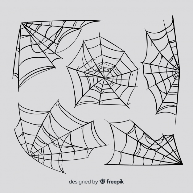 Set Of Spider Webs Vector Free Download 626x626 Set Of Spider Webs Vector Free Download