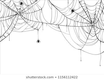 364x280 Halloween Spider Web Image
