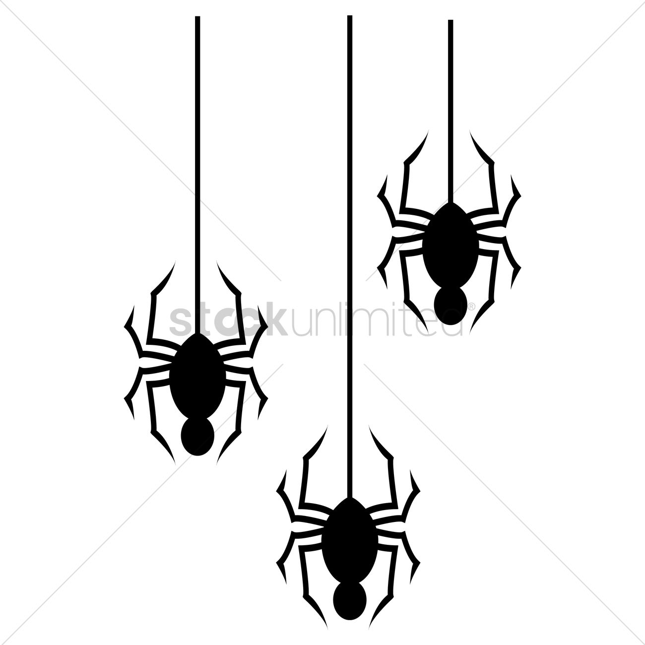 1300x1300 Silhouette Of Spider Web Vector Image