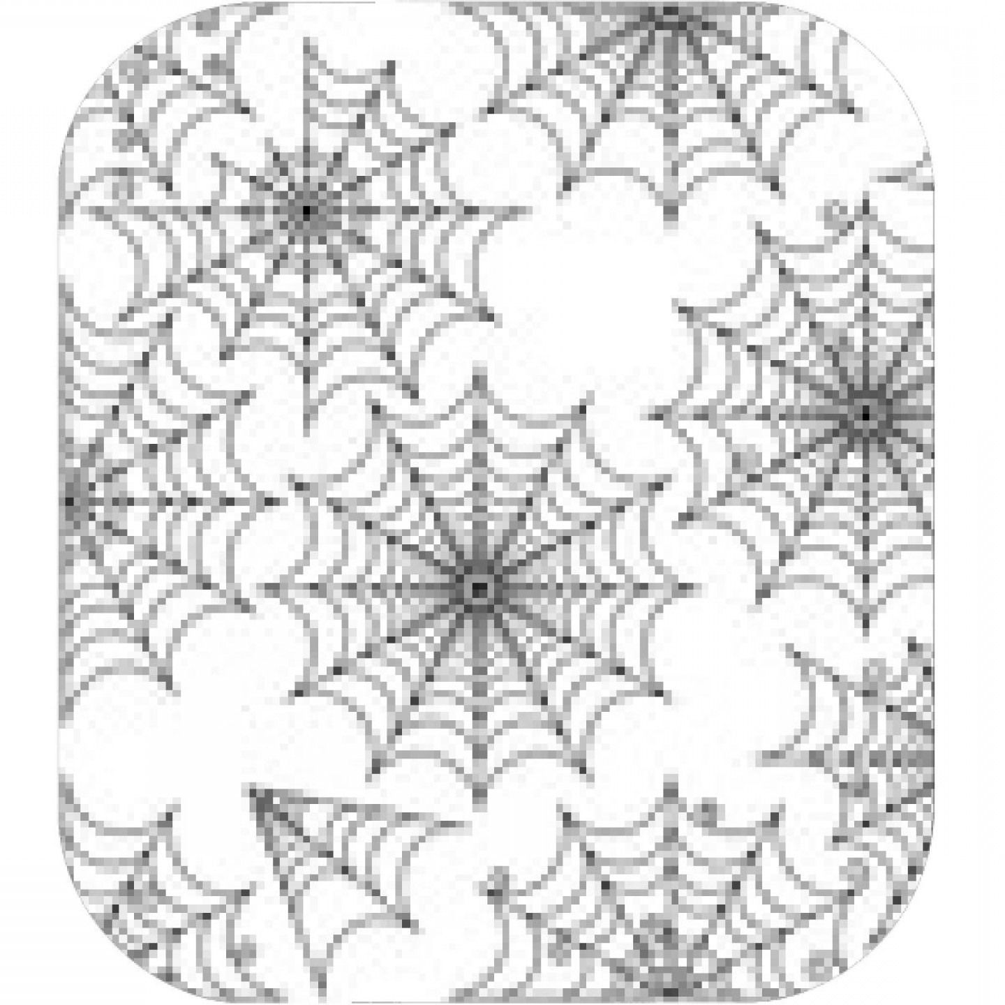 1440x1440 Vector Spider Webs Cute Hoodamathrun