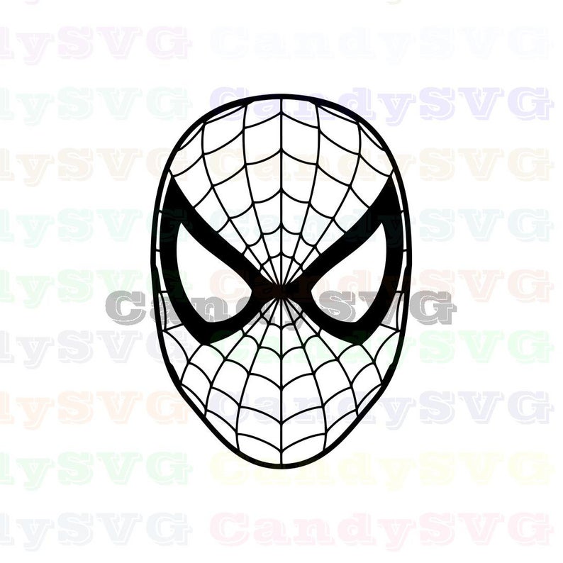 Spiderman Face Vector at Vectorified.com | Collection of Spiderman Face ...