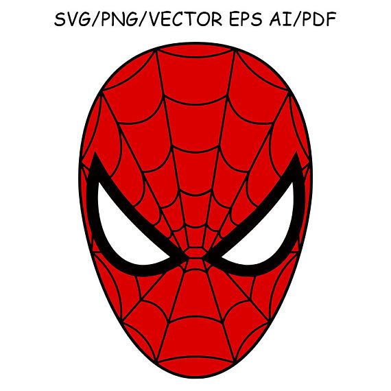 570x570 Spiderman Mask Dxf Spiderman Clipart Vector Cricut