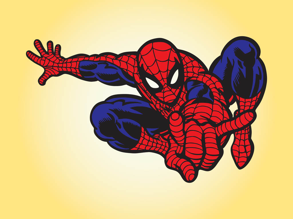 Spiderman Vector Vector Art Graphics 1024x765 Spiderman Vector Vector Art Graphics