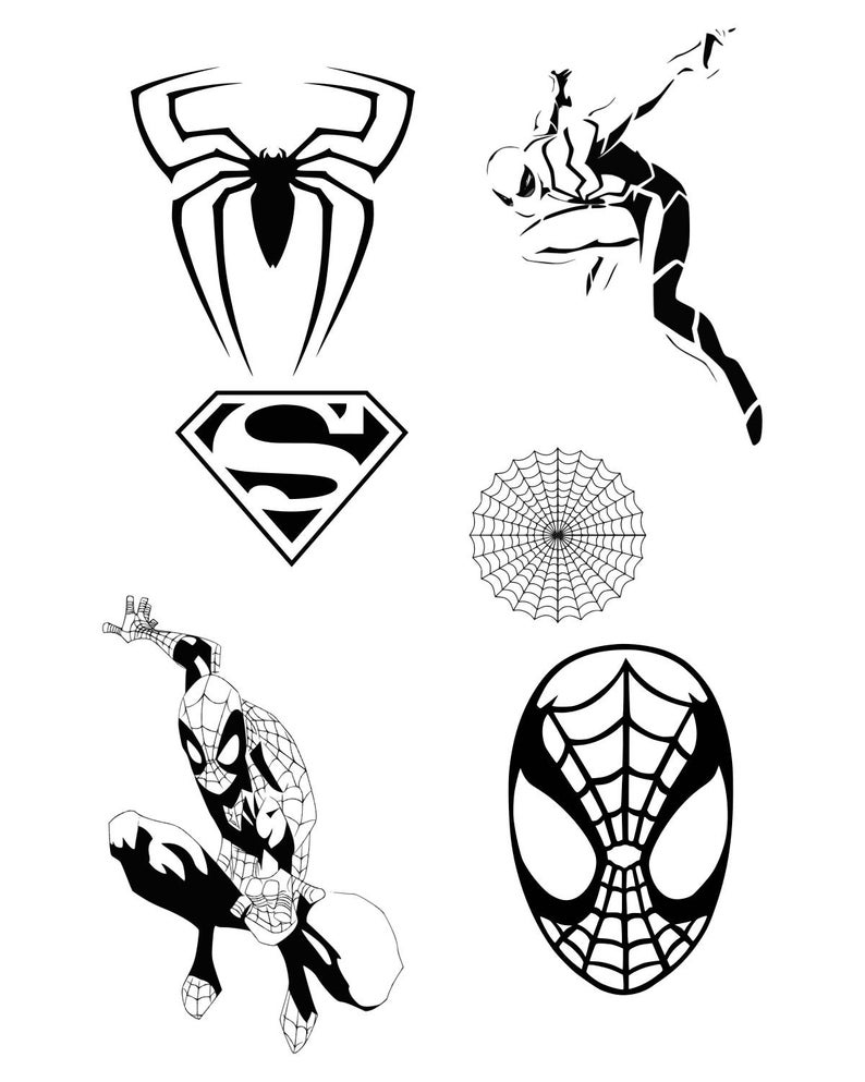794x993 Spiderman Clipart Silhouette Inspired