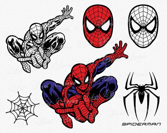 Spiderman Vector at Vectorified.com | Collection of Spiderman Vector ...