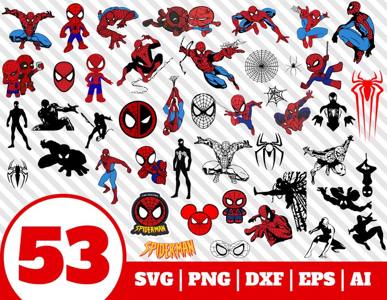 Free Free 262 Cricut Spiderman Svg Free SVG PNG EPS DXF File