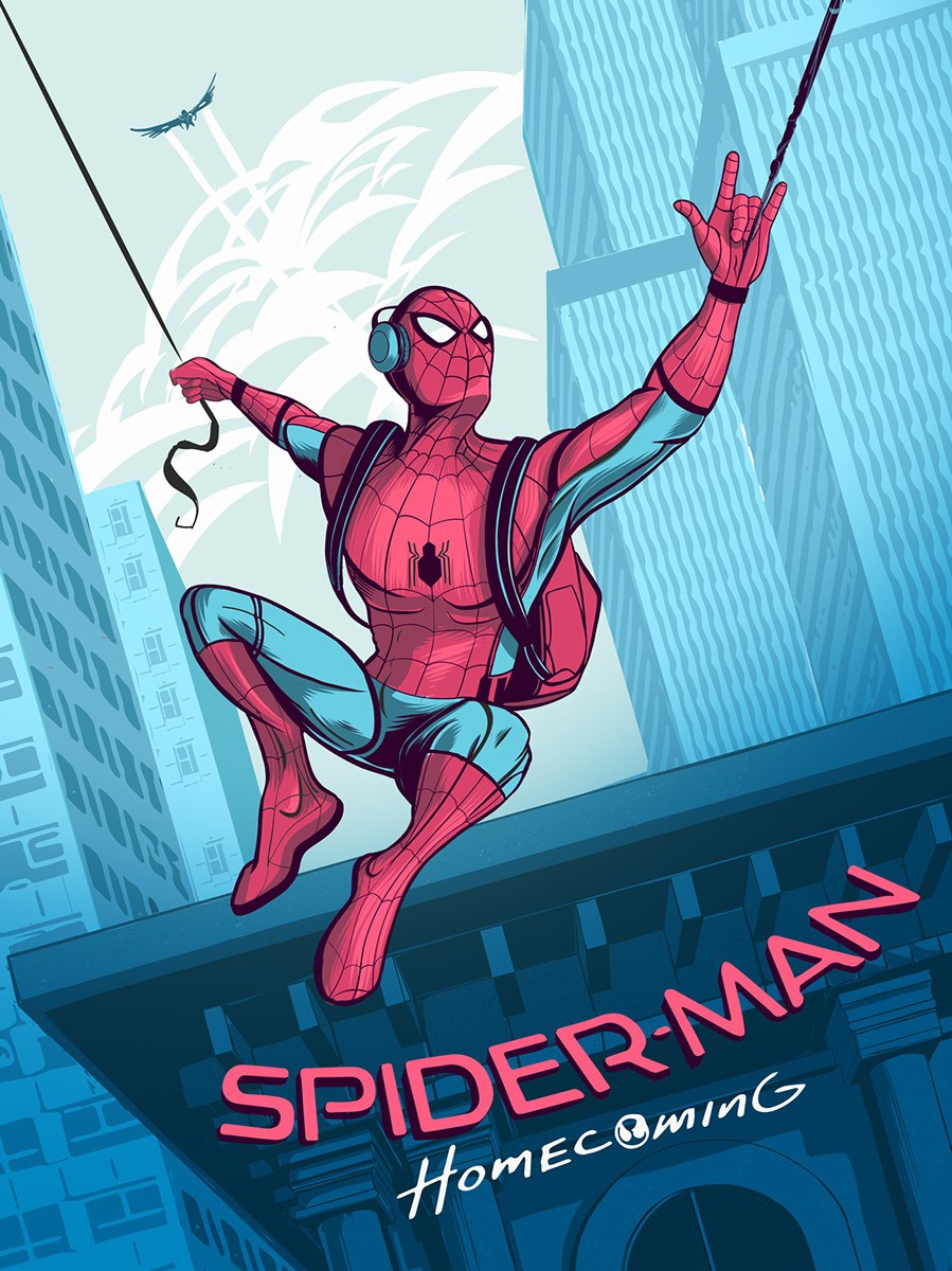 Spiderman Homecoming Vector Art On Behance 899x1200 Spiderman Homecoming Vector Art On Behance
