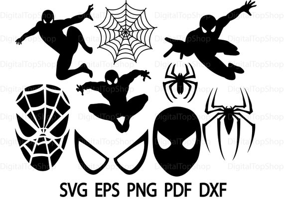 570x406 Spiderman Spiderman Cutfiles Dxf Png Cutfiles Etsy