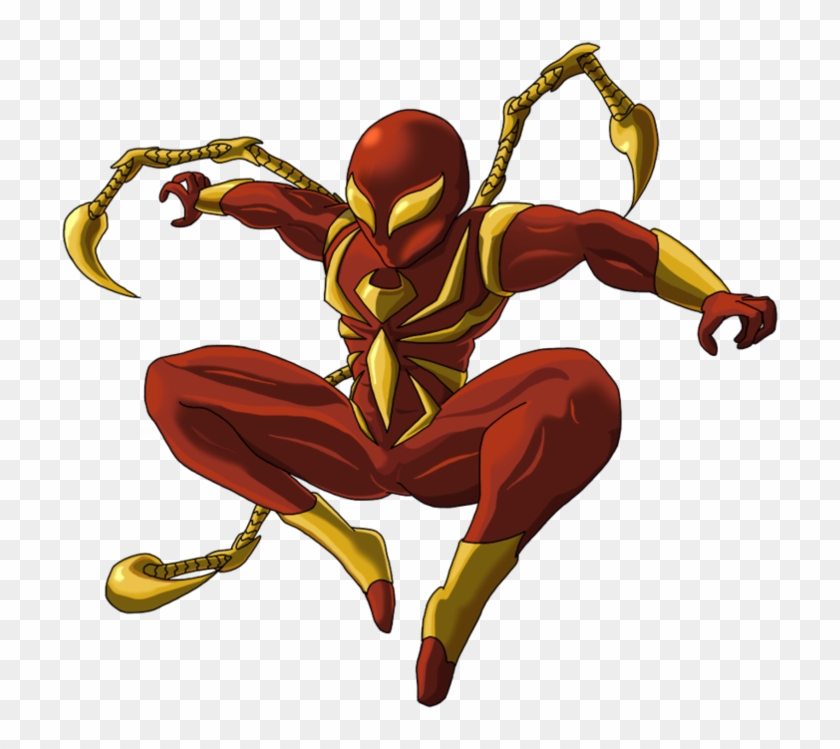 840x749 Iron Spiderman Vector