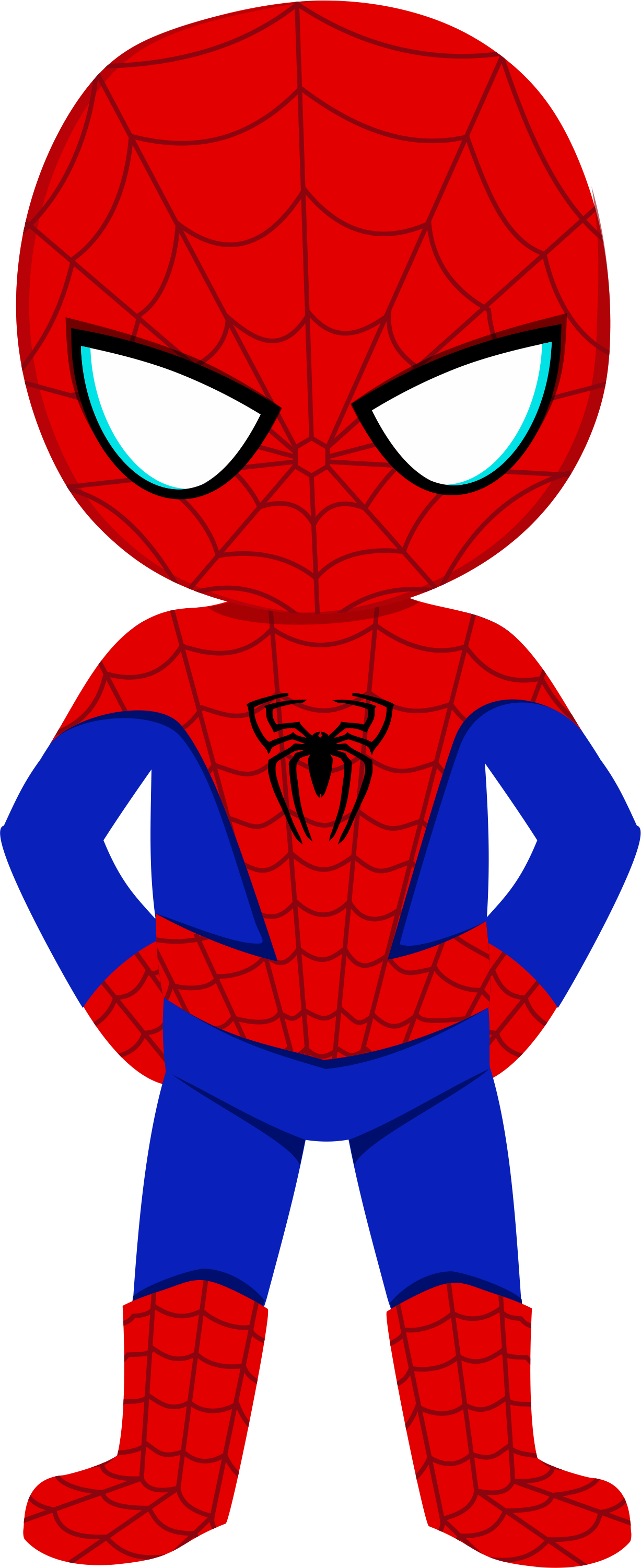 1227x3001 Spiderman Clipart Silhouette Spider Man Vector