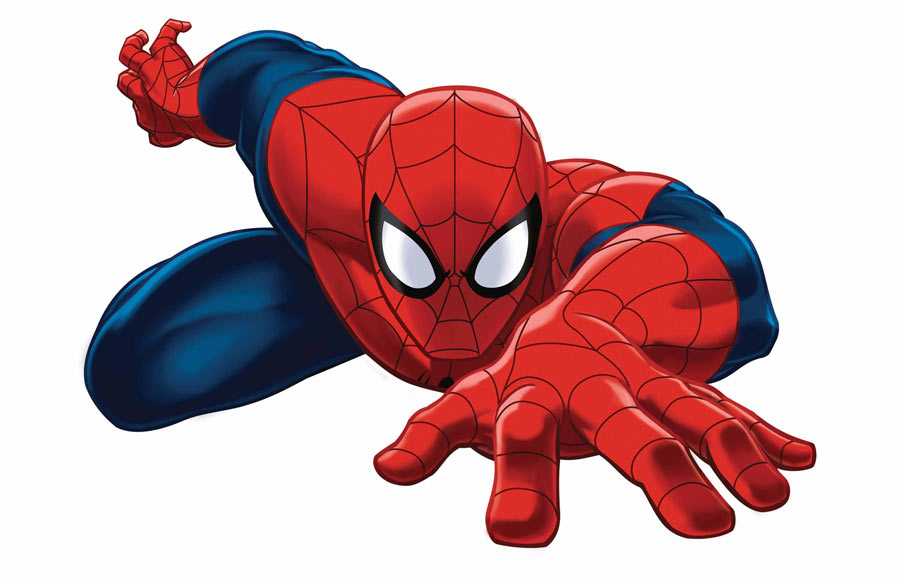 900x582 Spiderman Clipart Animated