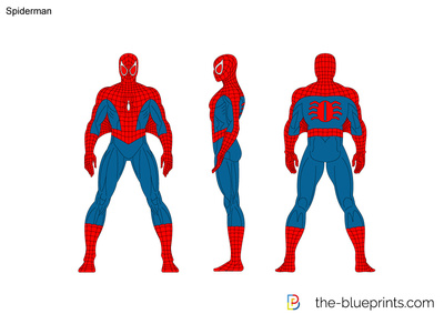 400x283 Spiderman Vector Drawing