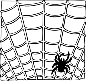 Spider And Spider Web Clipart 299x282 Spider And Spider Web Clipart
