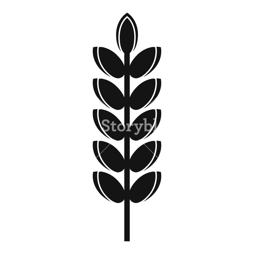 1000x1000 Big Grain Spike Icon Simple Illustration Of Big Grain Spike