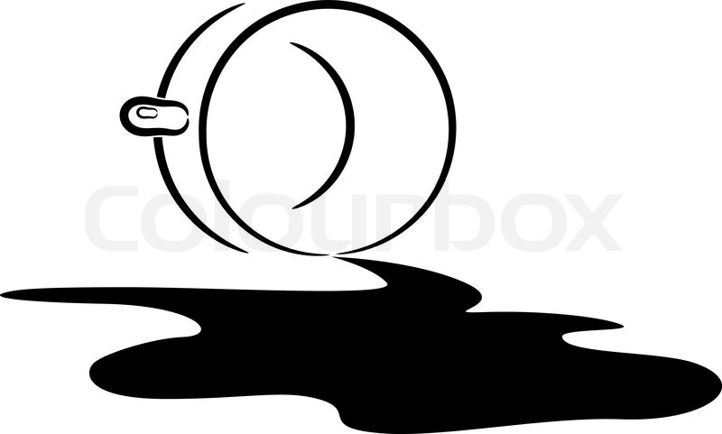 800x481 Illustration Of An Overturned Cup And Stock Vector Colourbox