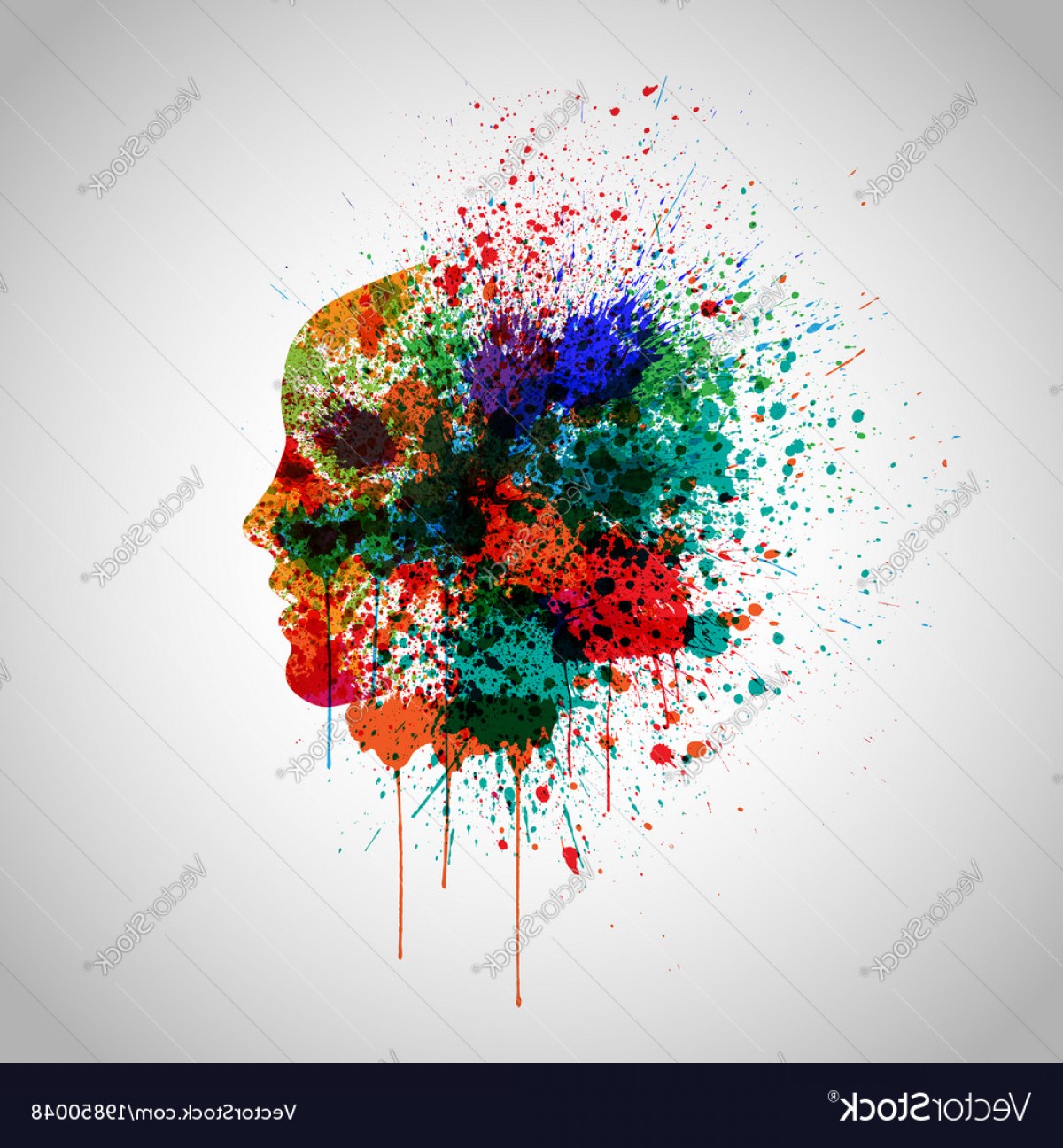 1200x1296 Colorful Face Made