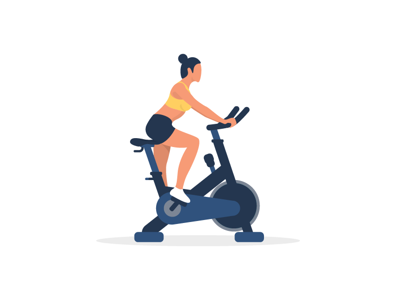 Spin Bike Vector at Vectorified.com | Collection of Spin Bike Vector ...