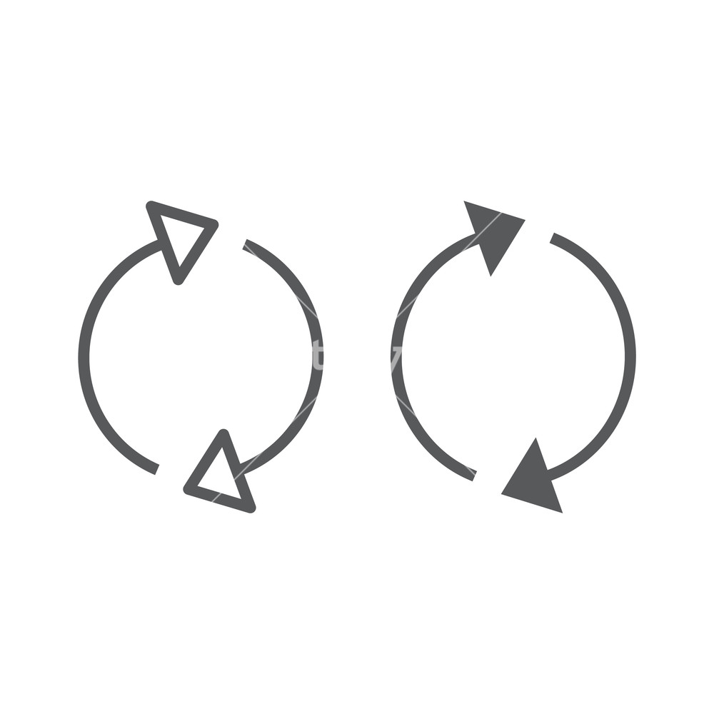 1000x1000 Reload Line And Glyph Icon, Rotation And Spin, Arrow Refresh Sign