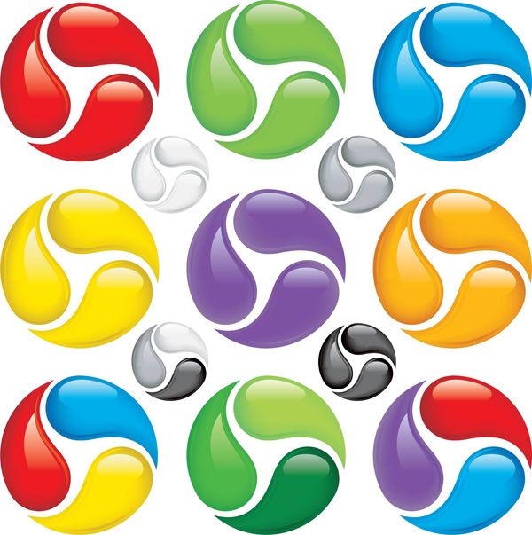 600x603 Color Spin Vector Material Vector Concept Toys Vector Free