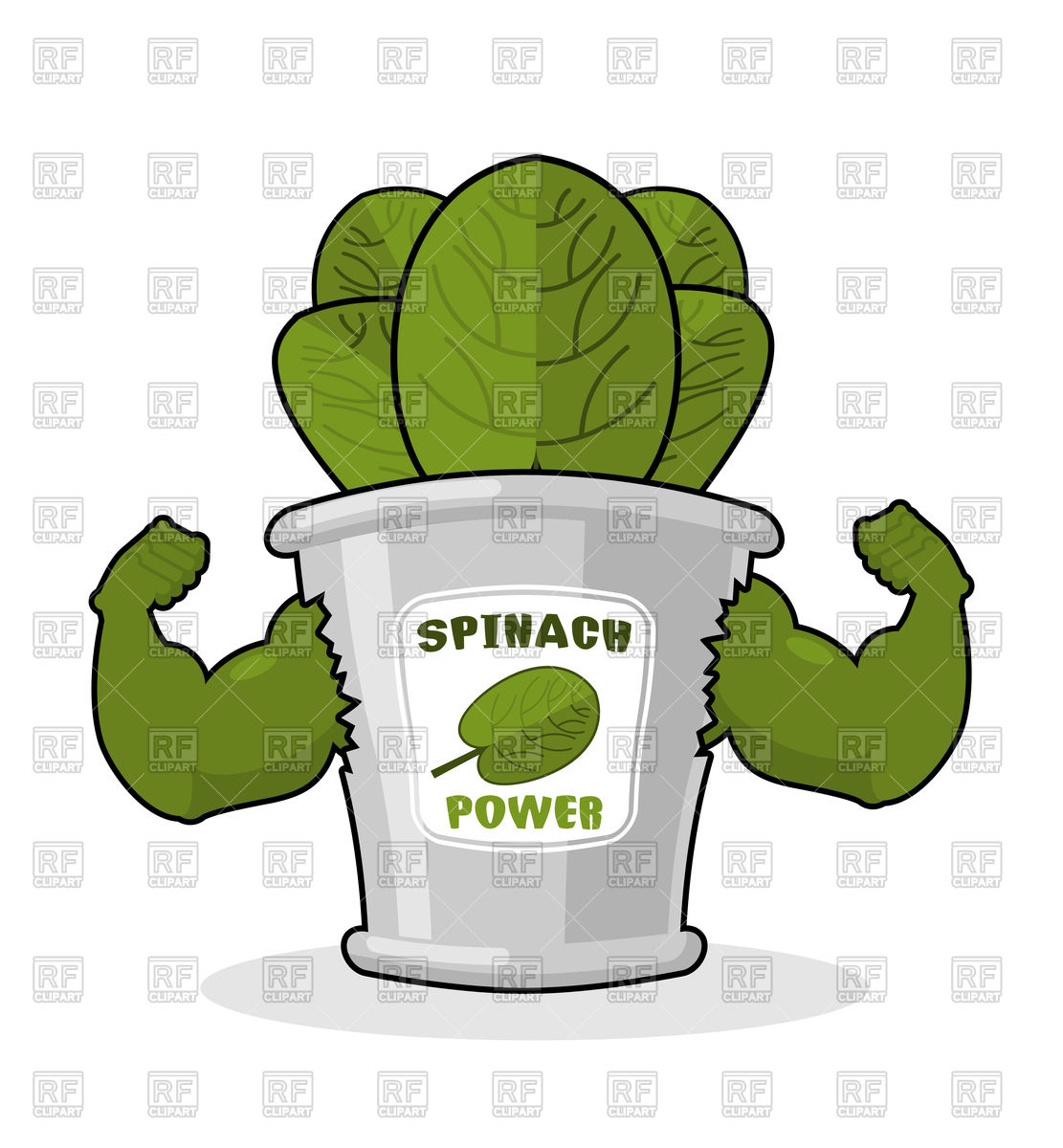1111x1200 Spinach Strong Concept Vector Image Of Conceptual Maryvalery