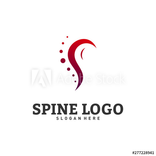 Spine Logo Design Concept Vector Chiropractic Logo Template 500x500 Spine Logo Design Concept Vector Chiropractic Logo Template