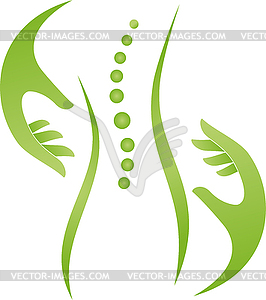 Spine, Hands, Chiropractor, Massage, Logo 266x300 Spine, Hands, Chiropractor, Massage, Logo