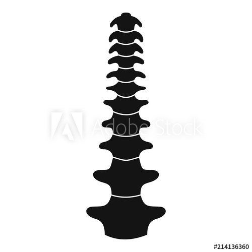 Human Spine Icon Simple Illustration Of Human Spine Vector Icon 500x500 Human Spine Icon Simple Illustration Of Human Spine Vector Icon